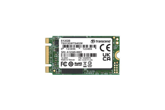 Transcend MTS402M - 512 GB - M.2 - 530 MB/s - 6 Gbit/s