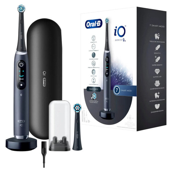 Oral-B iO Series 9N - Adult - Vibrating toothbrush - Daily care - Gum care - Intense - Sensitive - Super sensitive - Whitening - Black - 2 min - Black