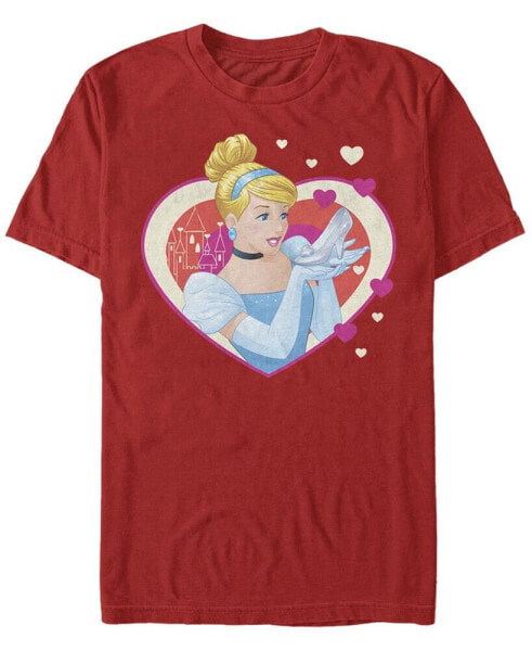 Men's Cinderella Hearts Short Sleeve Crew T-shirt