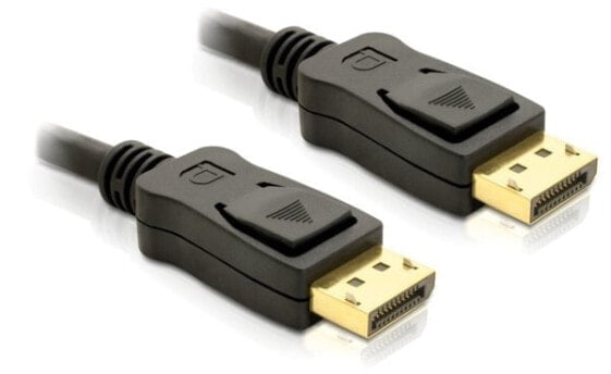 Кабель DisplayPort 1.2 мужской > DisplayPort мужской 4K 1 м - 1 м - Черный - Мужской/Мужской