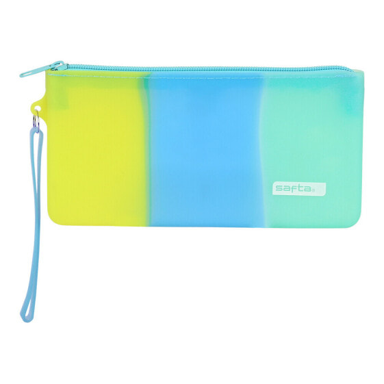 School Case Safta Blue Green Yellow (21 x 10.5 x 2 cm)