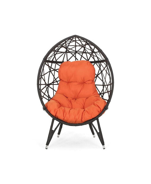 Pompano Indoor Teardrop Chair with Cushion