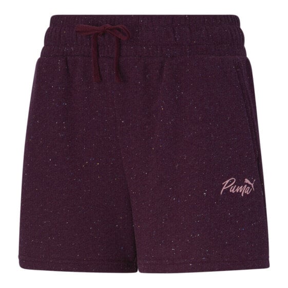 Puma Live In 4 Inch Shorts Womens Burgundy Casual Athletic Bottoms 67795222