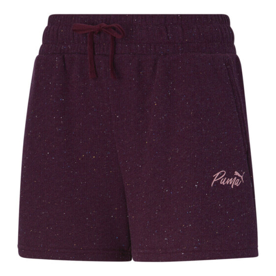 Шорты женские Puma Live In 4 Inch Burgundy Casual Athletic Bottoms