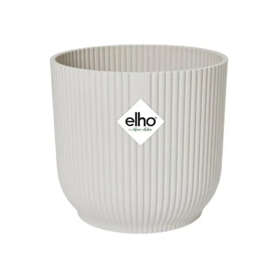 ELHO Vibes Fold Round Blumentopf Wheels 35 - Wei - 35 x H 32 cm - Innenraum - 100 % recycelt