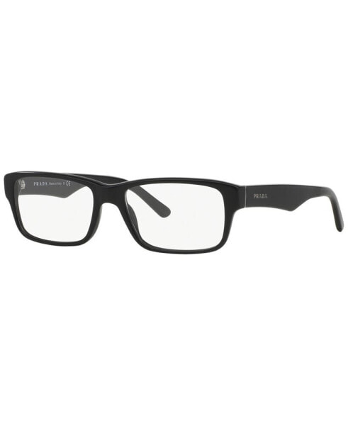 PR 16MV Men's Rectangle Eyeglasses