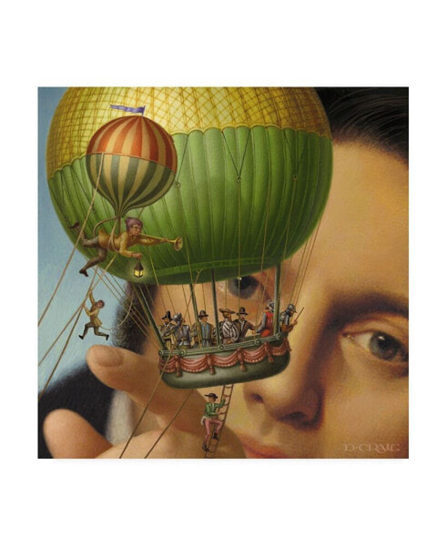 Dan Craig Gulliver's Travels Hot Air Balloon Canvas Art - 15.5" x 21"