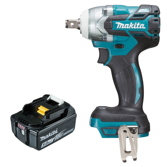 Makita Akku-Schlagschrauber 18V DTW285Z + 1x 5,0 Ah Akku ohne Lader ohne Koffer