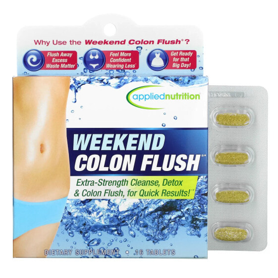 Слабительное средство фитнес-выходных Applied Nutrition Weekend Colon Flush 16 таблеток