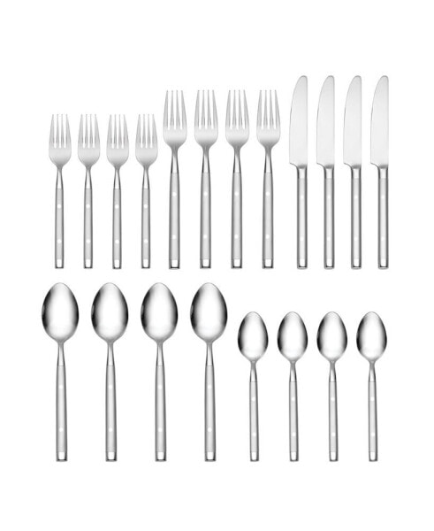 Shangrila Frosted 20-Pc. Flatware Set, Service for 4