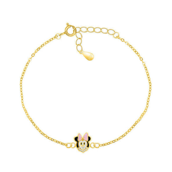 Playful gold-plated Minnie bracelet BRC50Y