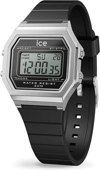 ICE Digit Retro Black Silver 022063