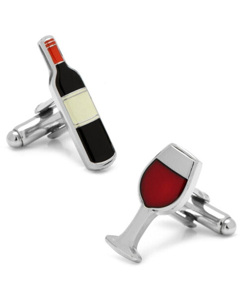 Wine and Bottle Cufflinks