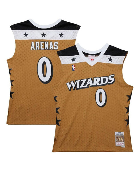 Men's Gilbert Arenas Gold Washington Wizards 2006/07 Hardwood Classics Swingman Jersey