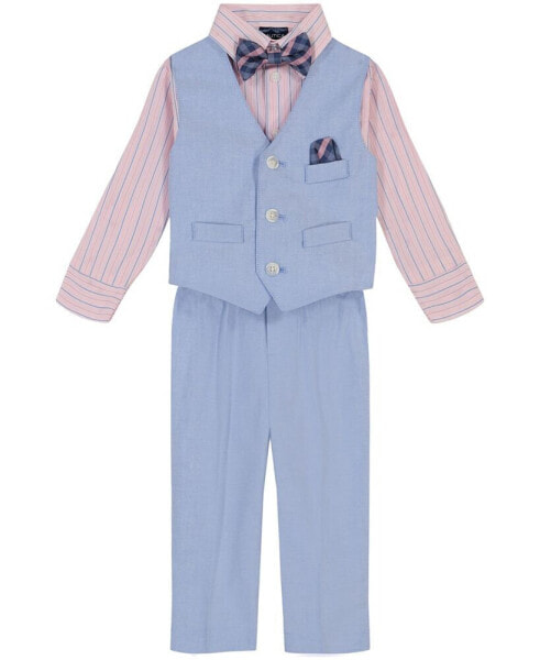 Baby Boys Oxford Vest Set