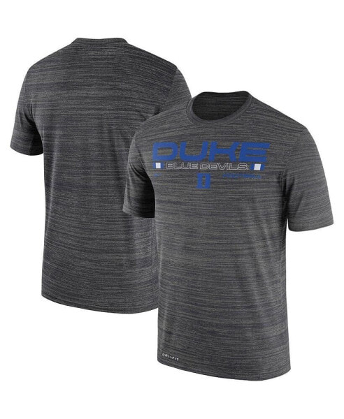 Men's Charcoal Duke Blue Devils Velocity Legend Performance T-shirt