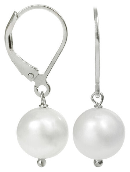 Ladies earrings with pearl JL0062
