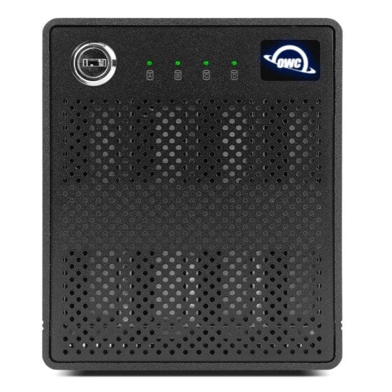 OWC ThunderBay 4 mini - HDD/SSD enclosure - 2.5" - Serial ATA - Serial ATA II - Serial ATA III - 40 Gbit/s - USB connectivity - Black