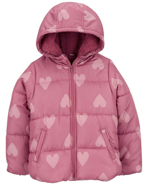 Kid Heart Puffer Jacket 7