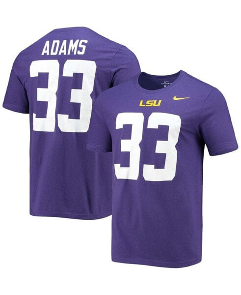 Men's Jamal Adams Purple LSU Tigers Alumni Name Number T-shirt