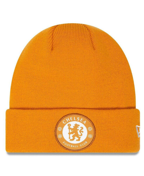 Men's Orange Chelsea Team Cuffed Knit Hat