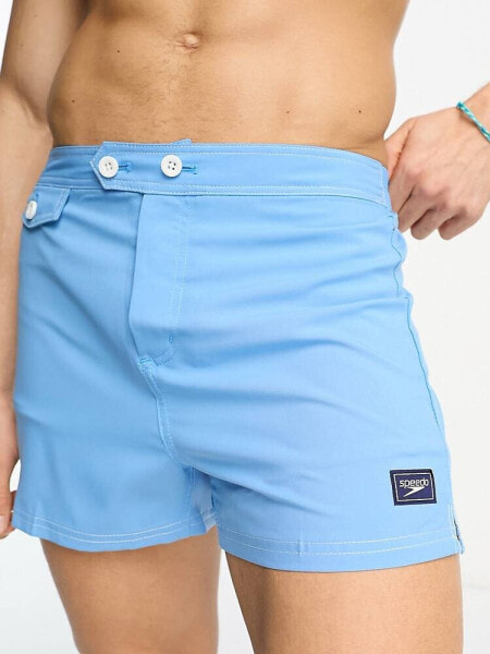 Speedo vintage volley 14"" watershorts in light blue