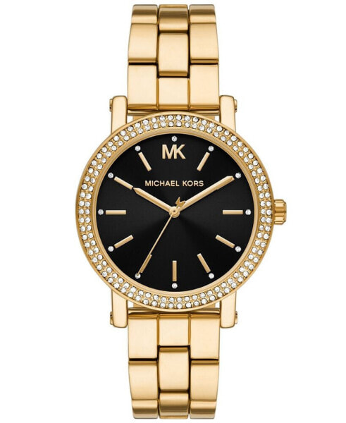 Women's Corey Three-Hand Gold-Tone Alloy Watch 38mm