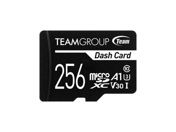 Team 256GB Dash Card microSDXC UHS-I/U1 Class 10 Memory Card with Adapter, Compa