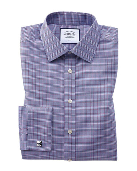 Charles Tyrwhitt Non-Iron Prince Of Wales Slim Fit Shirt Men's