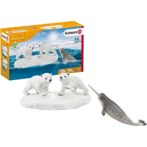 Игровой набор Schleich Медведь полярный Arctic Life (Северная жизнь)