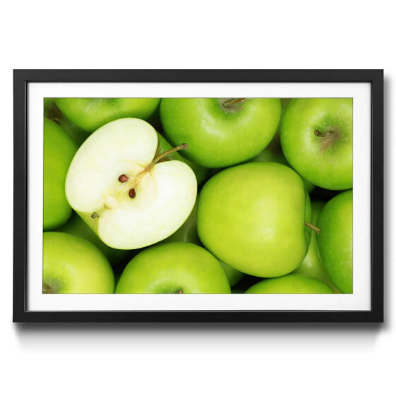 Gerahmtes Bild Green Apples II