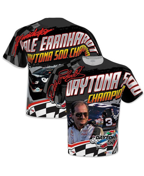 Men's Black Dale Earnhardt Daytona 500 Champion Legends T-shirt