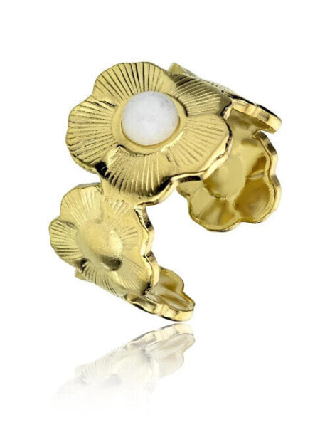 Stunning Aubree EWR23044G Gold Plated Open Ring