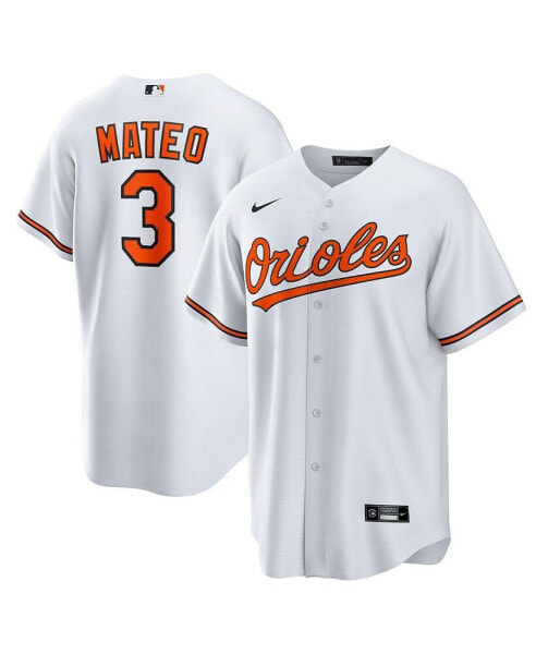 Men's Jorge Mateo White Baltimore Orioles Replica Player Jersey