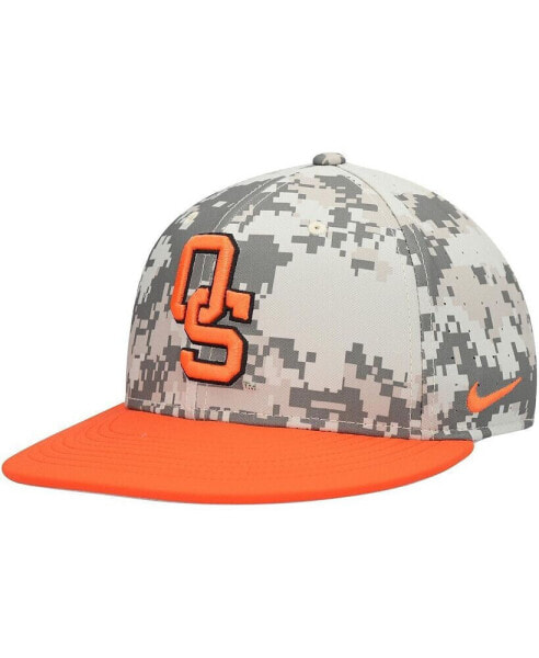 Men's Camo Oklahoma State Cowboys Aero True Baseball Performance Fitted Hat