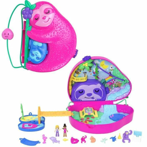 Игровой набор Polly Pocket Playset SAC SURPRISES PARESSEUX Lazy Days (Ленивые дни)