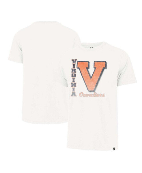 Men's Cream Distressed Virginia Cavaliers Phase Out Franklin T-shirt