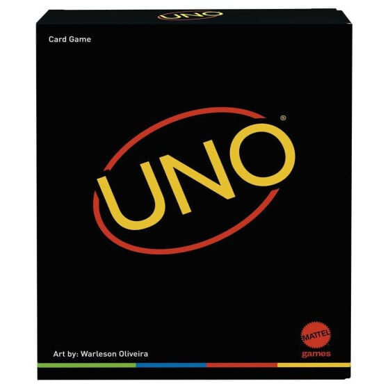 Настольная игра для компании Mattel Games Uno Минималистичная с дизайном от дизайнера
