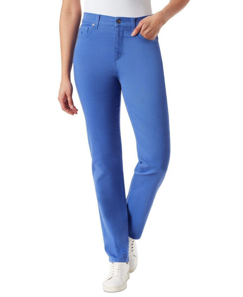 Women's Amanda Colored Twill Straight-Leg Jeans