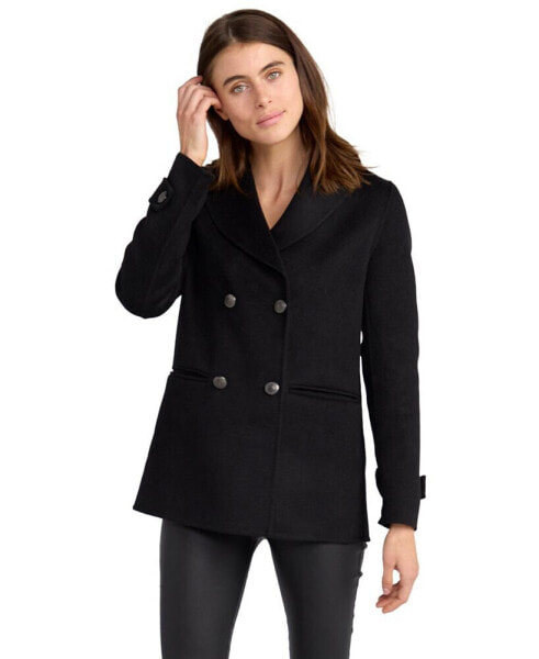 Women Forget You Military Peacoat