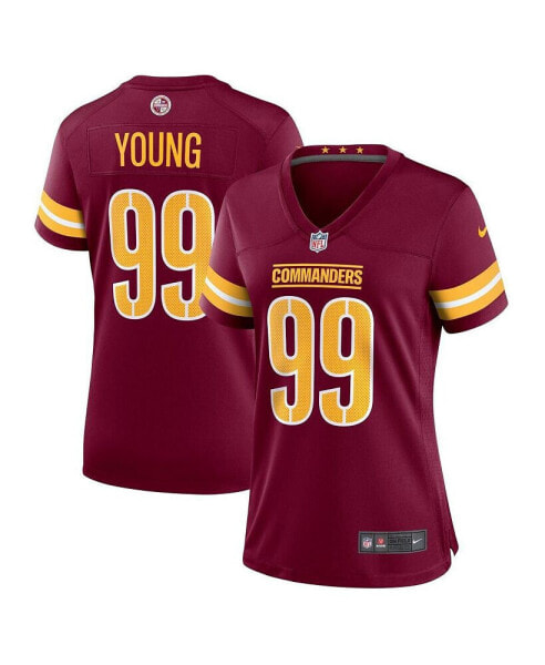 Women's Chase Young Burgundy Washington Commanders Game Jersey