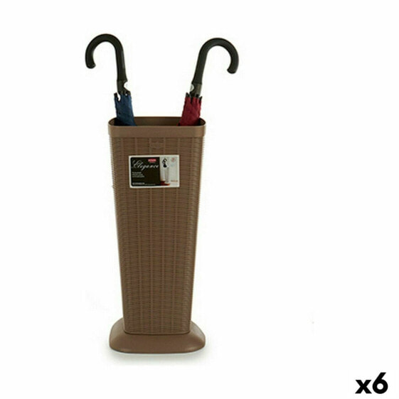 Подставка для зонтов Stefanplast Elegance Бежевая Пластиковая 25,3 x 57 x 25,3 см (6 штук)