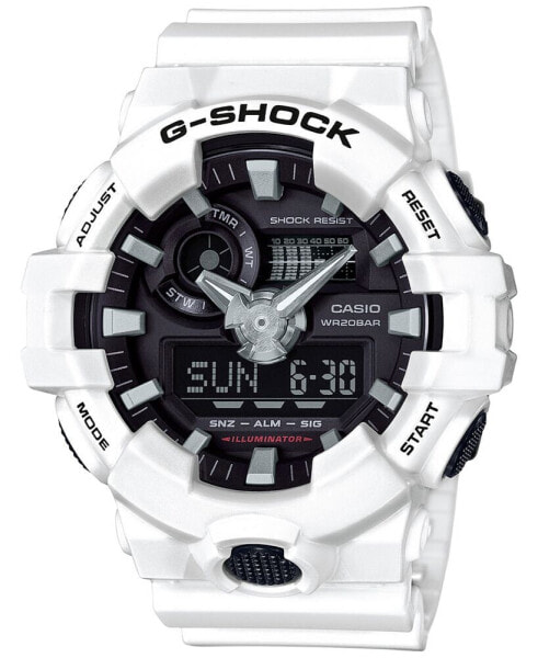 Часы CASIO G-Shock Analog-Digital White Resin Watch