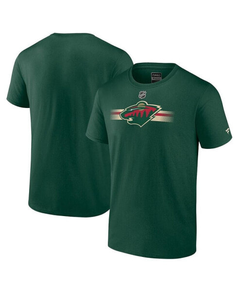 Men's Green Minnesota Wild Authentic Pro Secondary Replen T-shirt