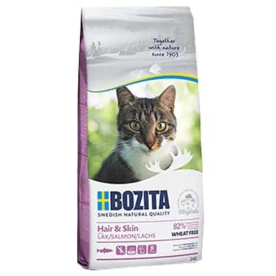 BOZITA Hair And Skin Wheat Free Salmon 2kg Cat Food