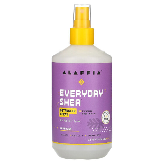 Everyday Shea Detangler Spray, Lavender, 12 fl oz (354 ml)