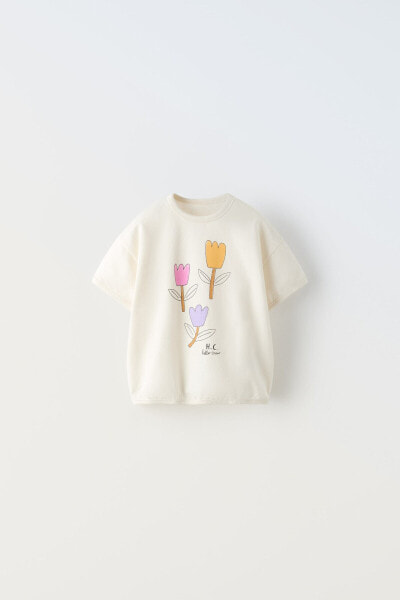 Tulip print t-shirt