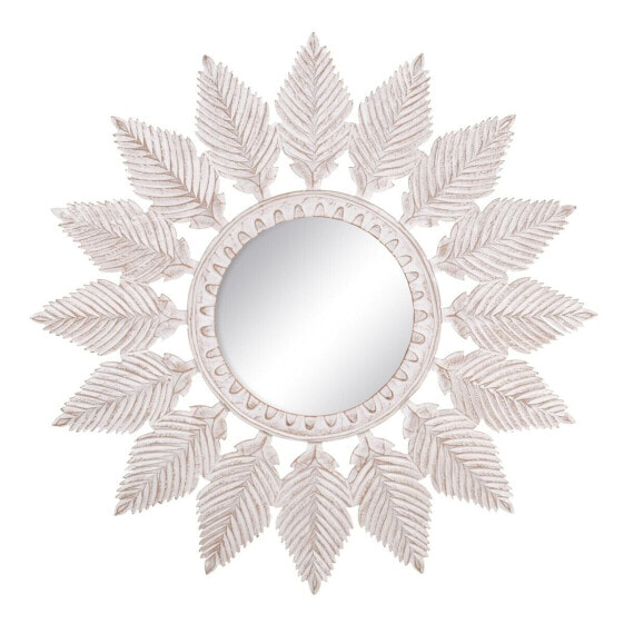 Wall mirror 90 x 1,75 x 90 cm White DMF