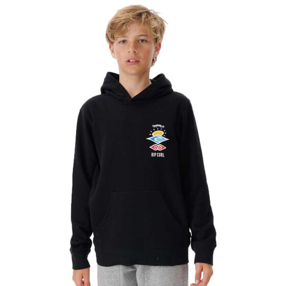 Толстовка Rip Curl Search Icon Hood - эко-хлопок, кенгуру, 280 г (стандарт)