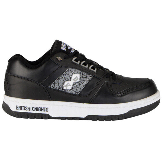 British Knights Kings Sl Low Mens Black Sneakers Casual Shoes BMKINSLLV-0686